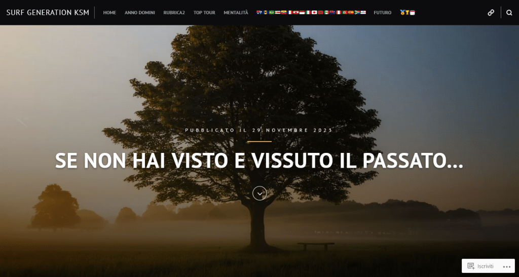 Fare Surf è un viaggio nel mondo e nel suo&nbsp;tempo…